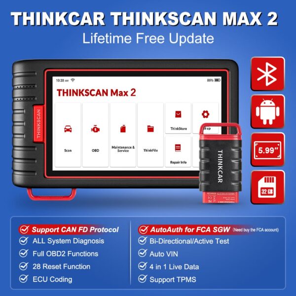 Thinkcar Thinkscan Max2 Diagnostic Tool