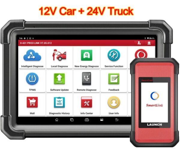 Launch X-431 PRO3S+ V5 CARS AND TRUCKS (12V & 24V)